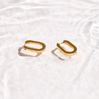 Slim Block Hoops