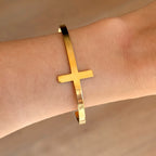 Cross Energy Bangle - EVRYJEWELS