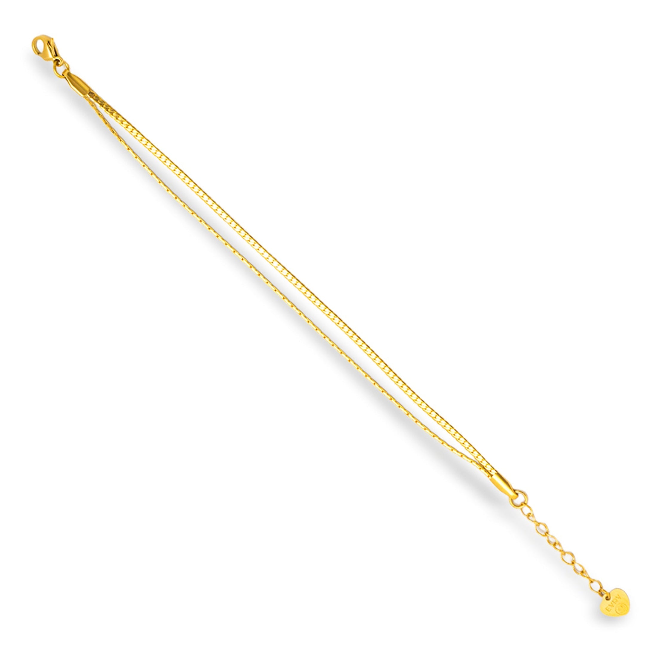 Dual Strand Box Chain Bracelet - EVRYJEWELS