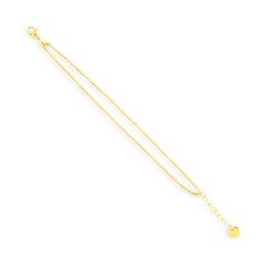 Double Layer Beaded Chain Bracelet - EVRYJEWELS