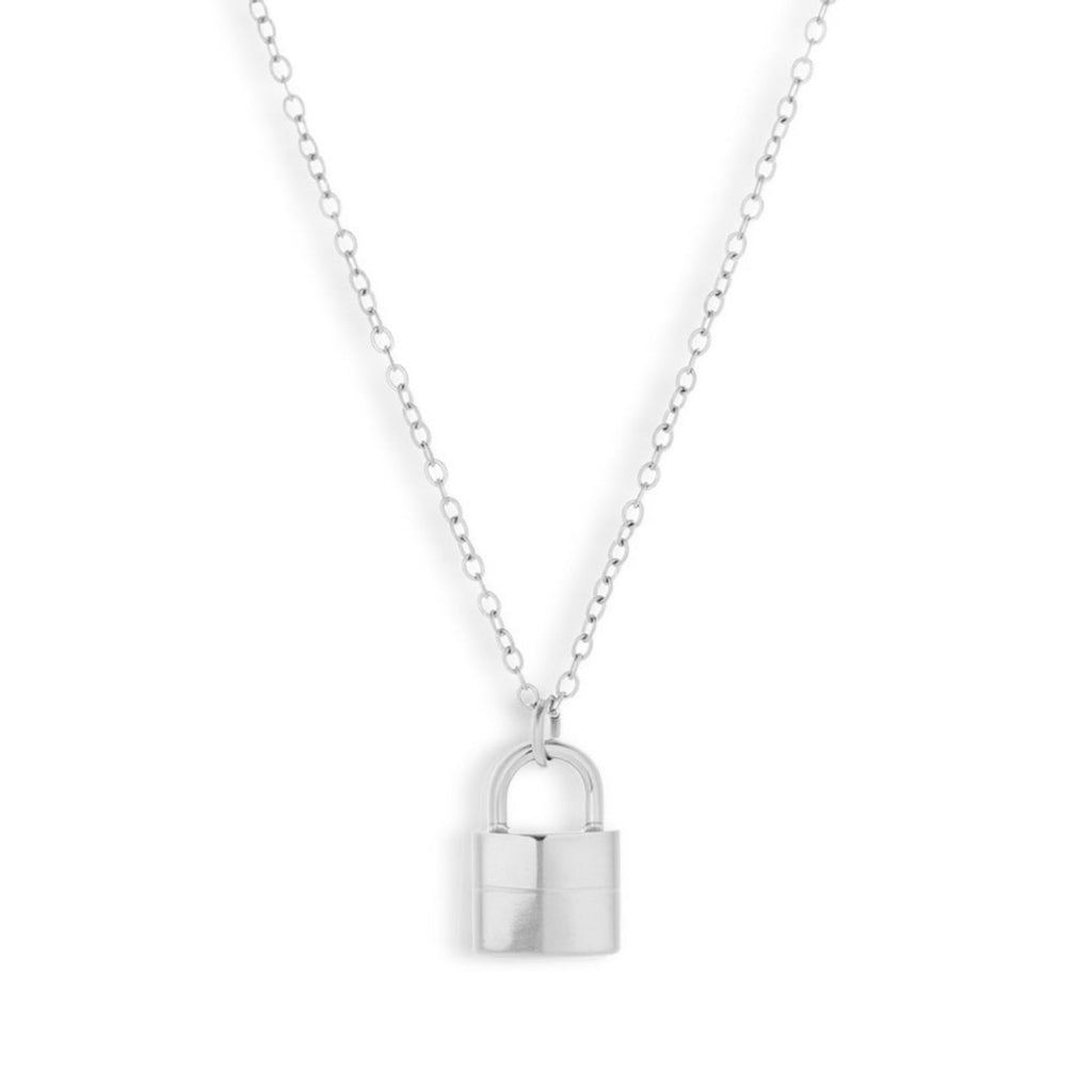 Lock Pendant Necklace - AQeCom