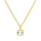 Solitaire Crystal Necklace - AQeCom