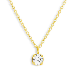 Solitaire Crystal Necklace - AQeCom
