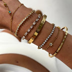 Champagne Princess Tennis Bracelet