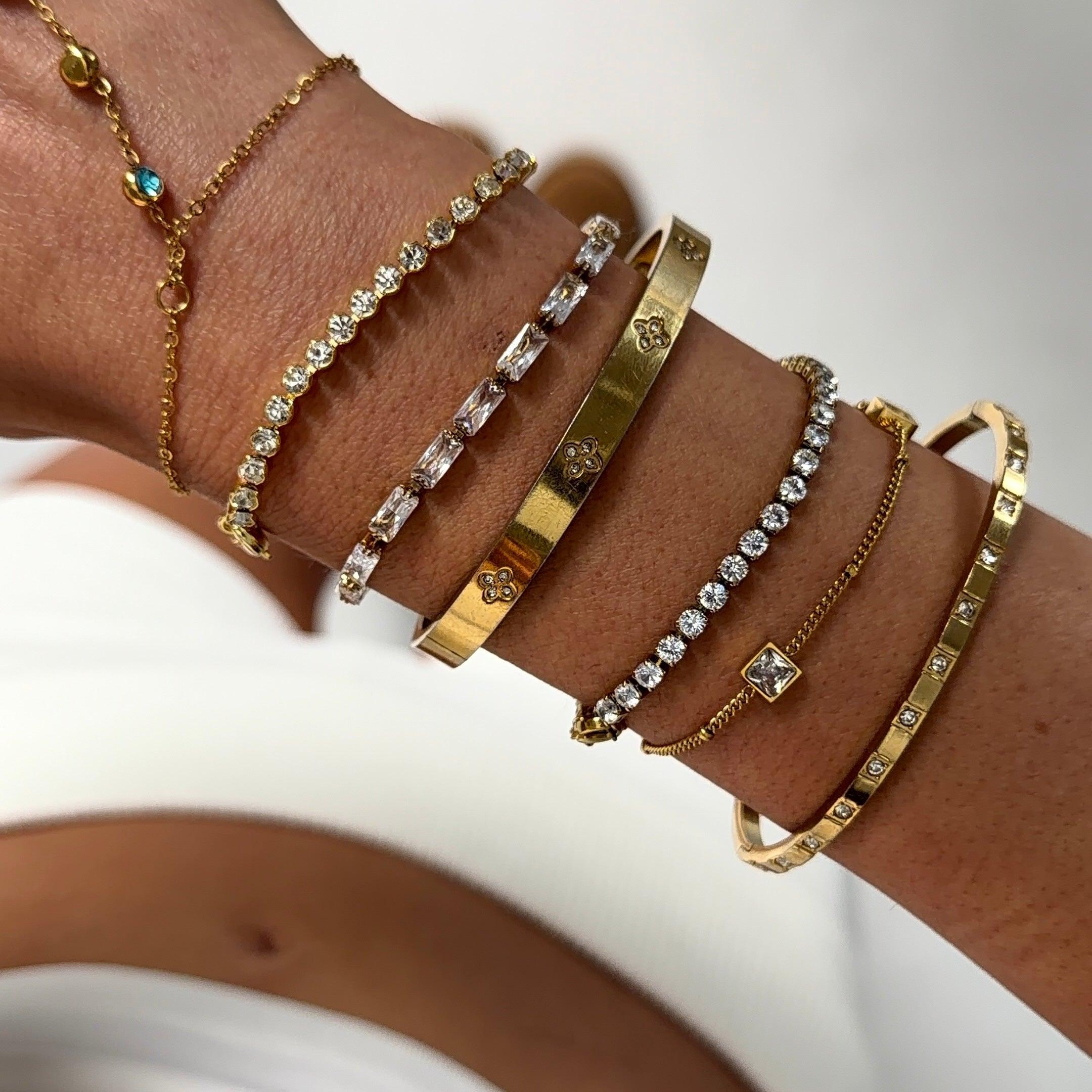 Champagne Princess Tennis Bracelet