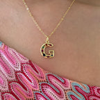 Bright Babe Initial Necklace