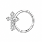Cross Babe Nose Ring - EVRYJEWELS