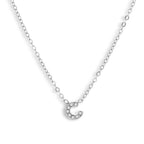 Crystal Initial Necklace