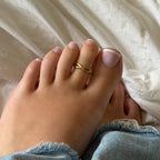 Glow Mix 3-Piece Toe Rings Set