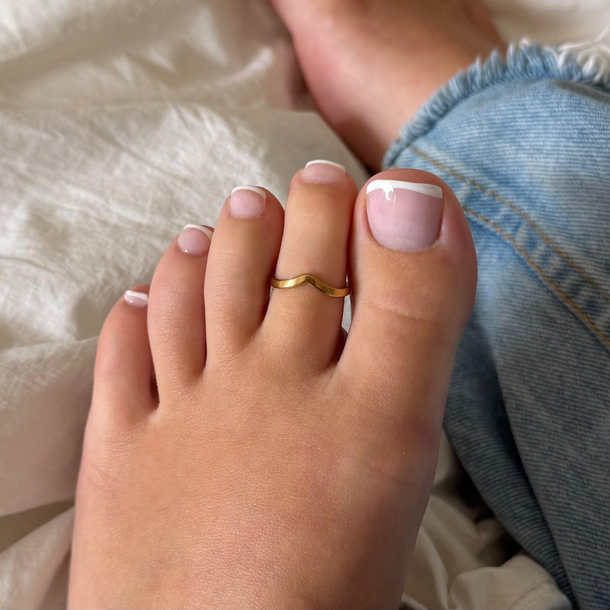 Glow Mix 3-Piece Toe Rings Set