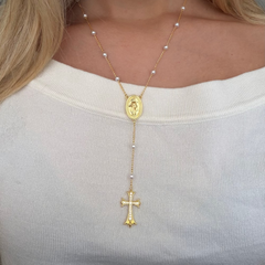 Sacred Glow Lariat Necklace - EVRYJEWELS