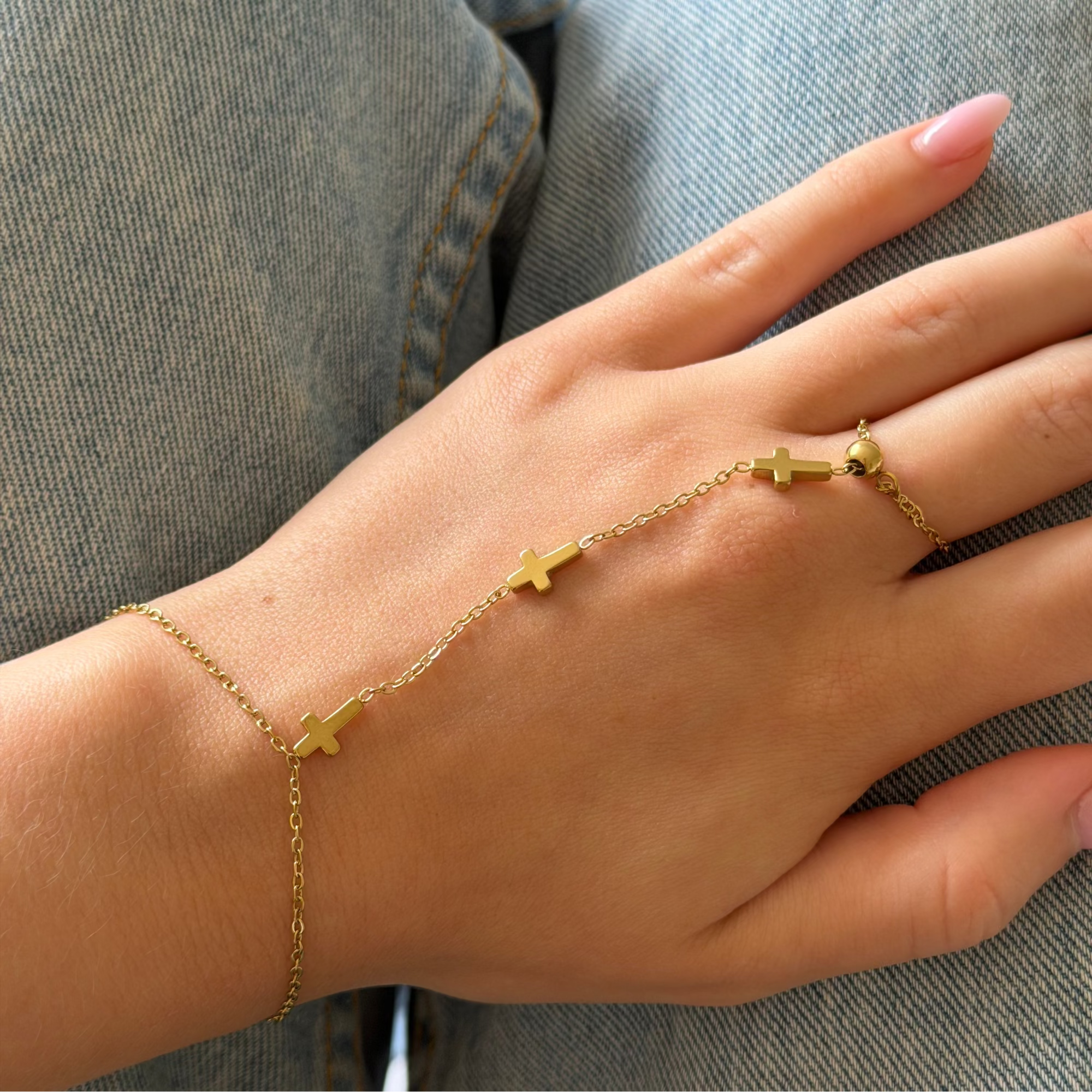 Heaven Sent Hand Chain - EVRYJEWELS