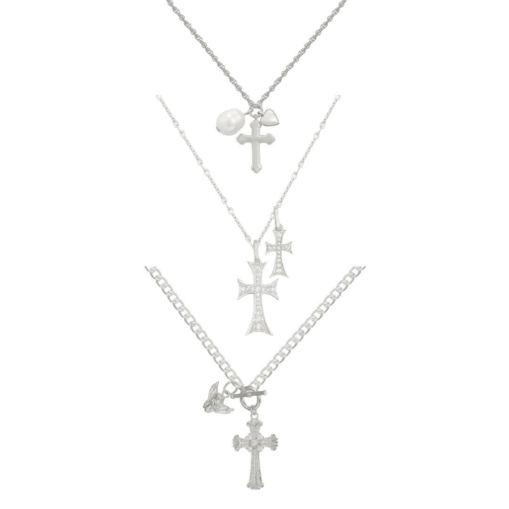 Heavenly Bundle : 3 Piece Necklace Bundle - AQeCom
