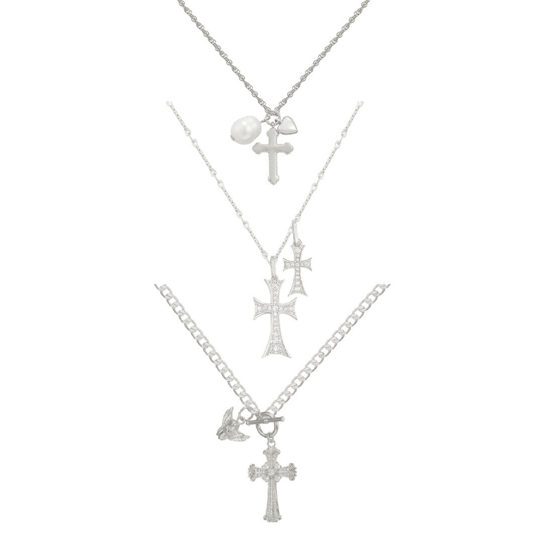 Heavenly Bundle : 3 Piece Necklace Bundle - AQeCom