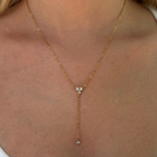Flirty Drop Lariat Necklace - EVRYJEWELS