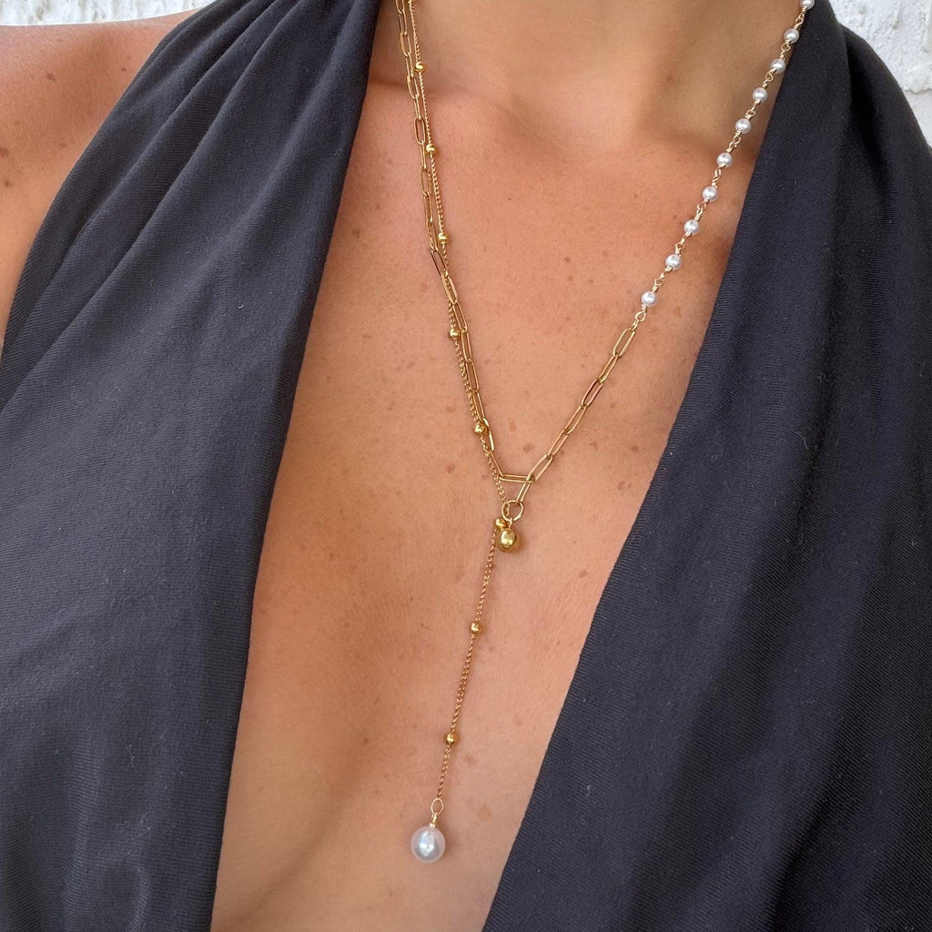 Sweet Glow Lariat Necklace - AQeCom