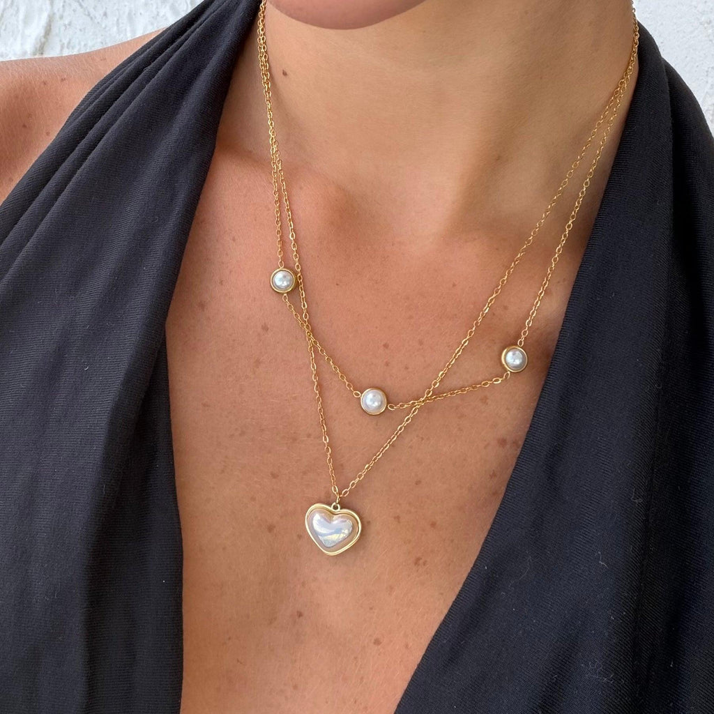 Pearly Love Necklace - AQeCom