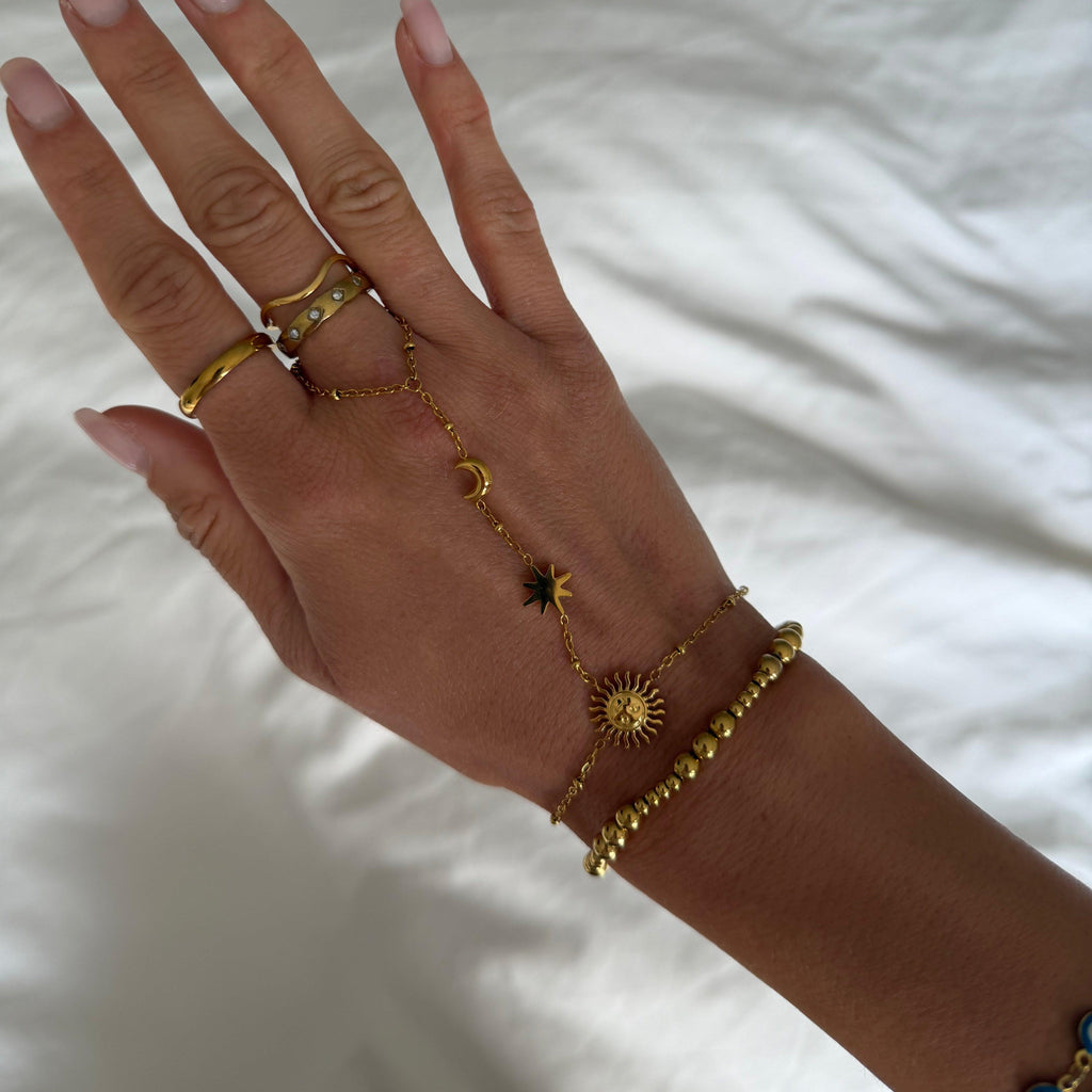 Sunny Daze Hand Chain - EVRYJEWELS