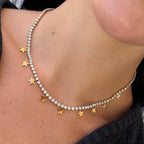 Julietta Tennis Necklace - AQeCom