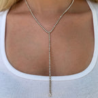 Nena Tennis Lariat Necklace - EVRYJEWELS