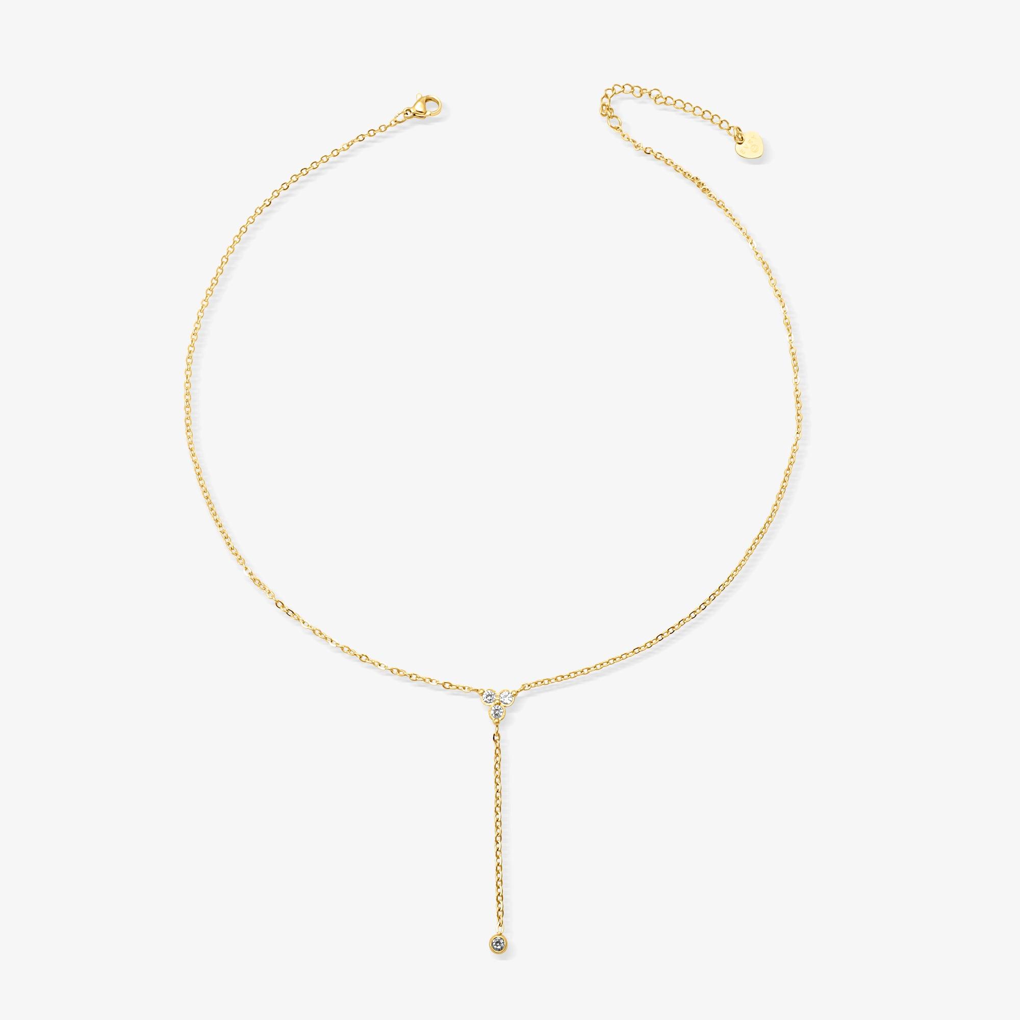 Flirty Drop Lariat Necklace