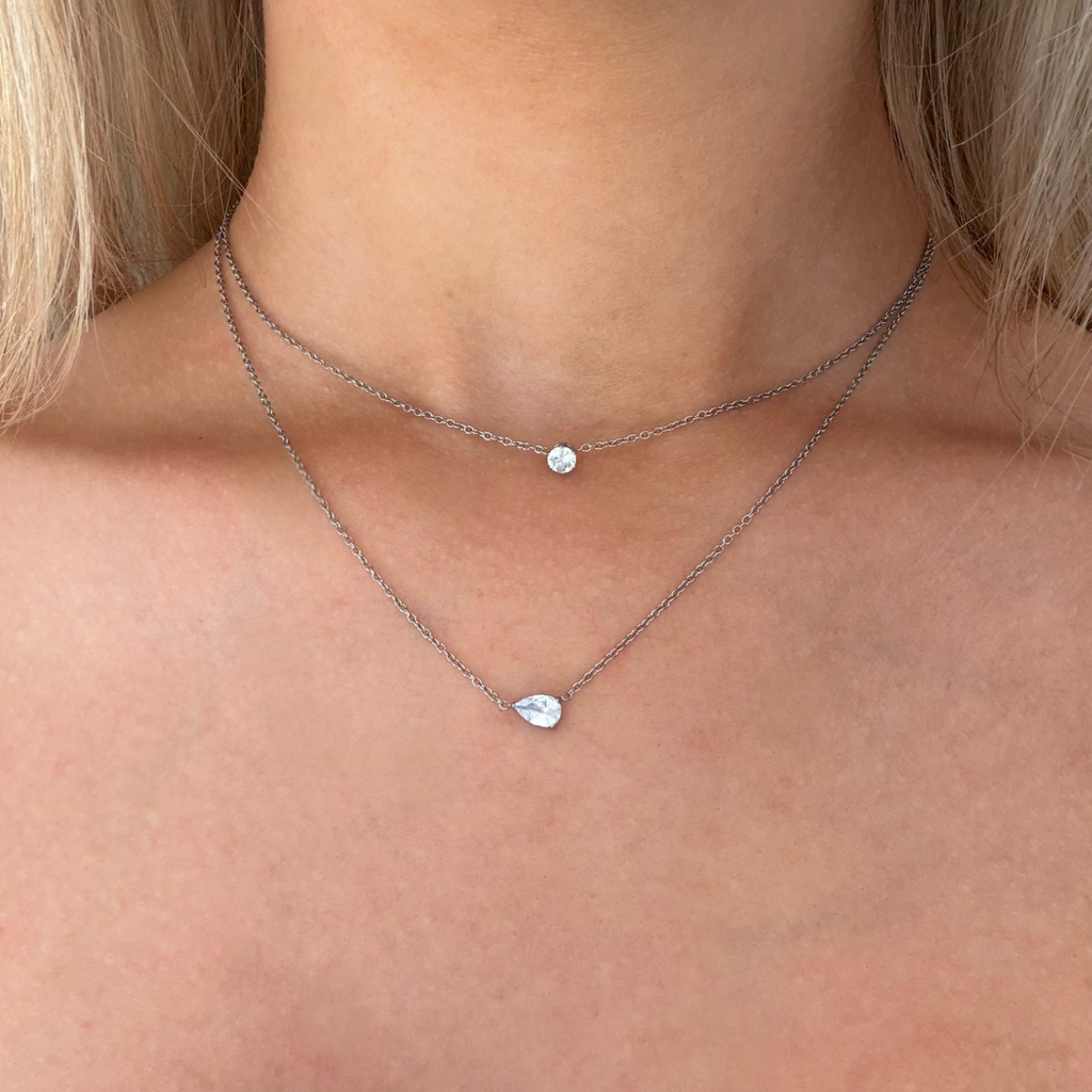 Whisper Shine Necklace 2 Piece Set - EVRYJEWELS