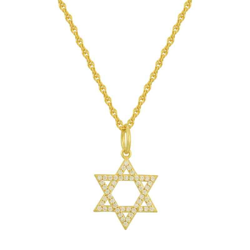 Star of David Necklace - AQeCom