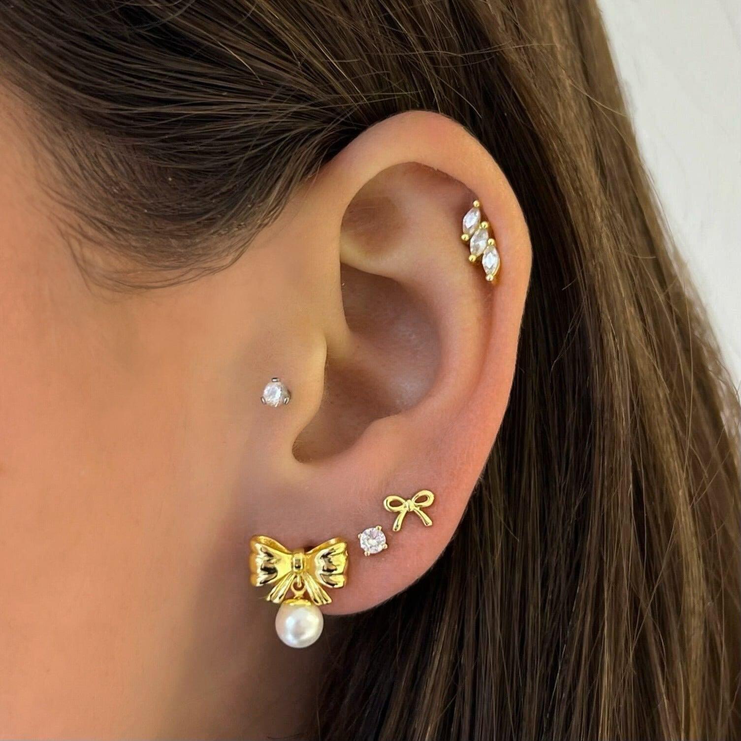Rosette Earrings
