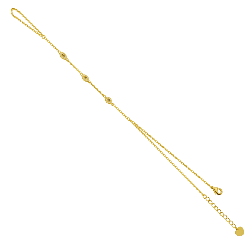 Triple Eye Hand Chain - EVRYJEWELS
