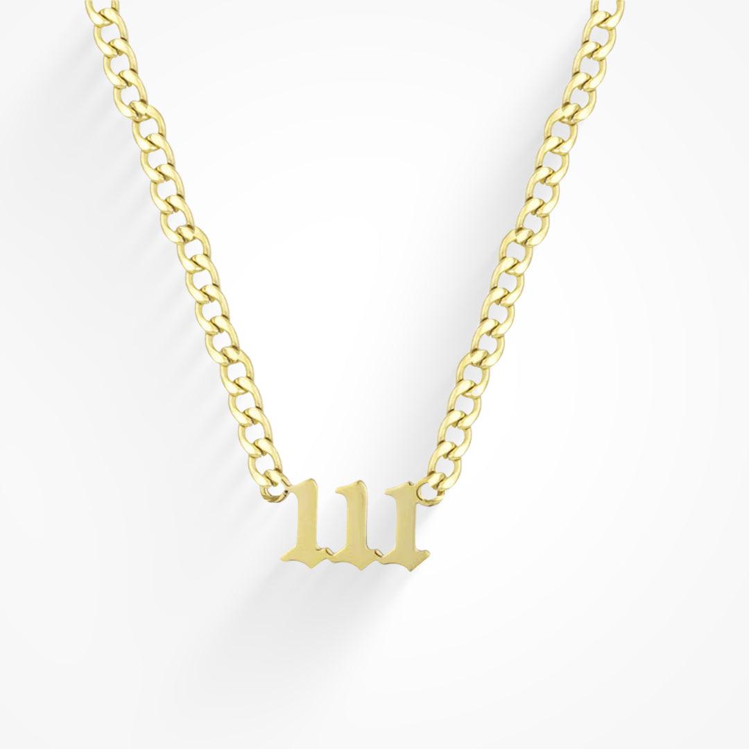 Angel Number Necklace - EVRYJEWELS