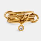 Ava Stacked 3-Piece Linked Ring