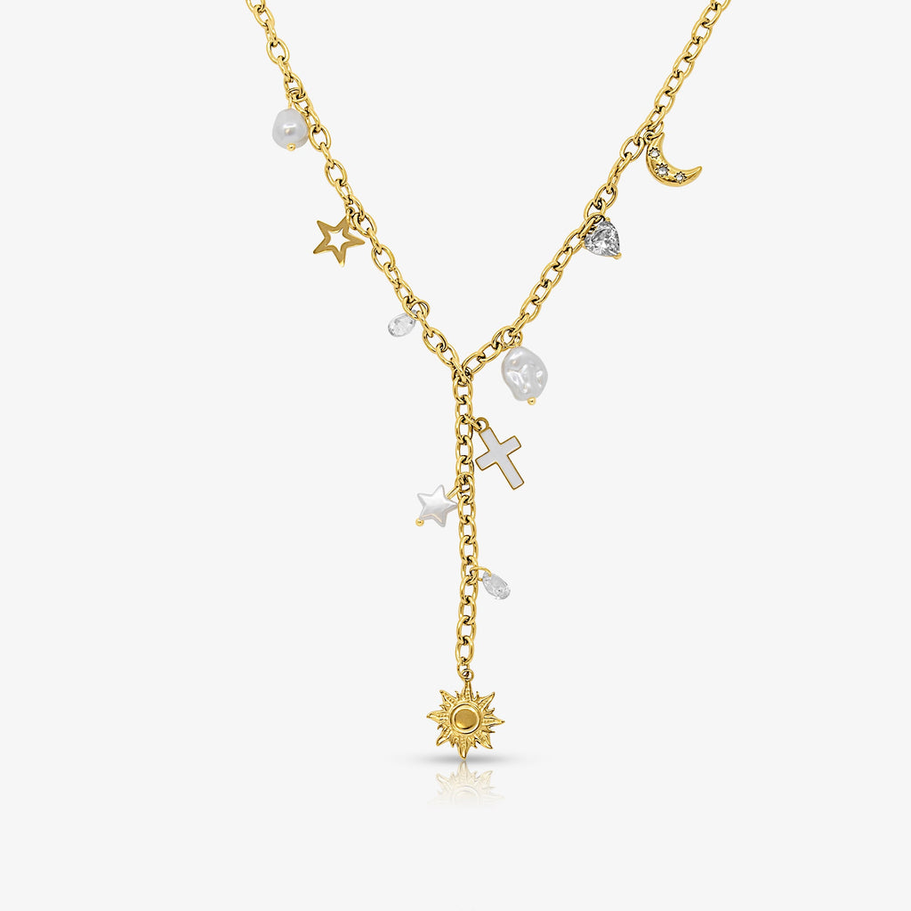 Wish Upon a Charm Lariat Necklace