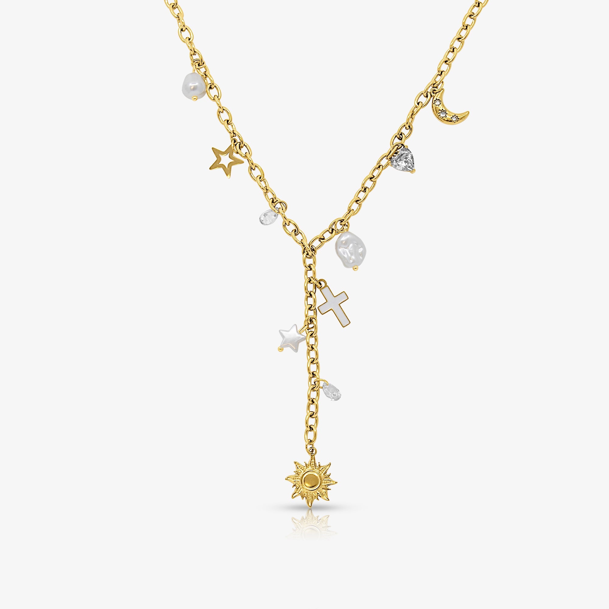 Wish Upon a Charm Lariat Necklace