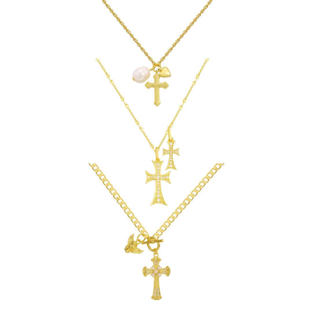 Heavenly Bundle : 3 Piece Necklace Bundle - AQeCom
