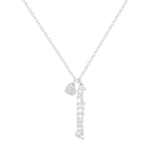 Custom/Personalized Mini Vertical Charm Nameplate Necklace - AQeCom