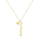 Custom/Personalized Mini Vertical Charm Nameplate Necklace - AQeCom