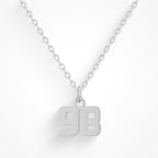 Custom/Personalized Number Pendant Necklace - AQeCom