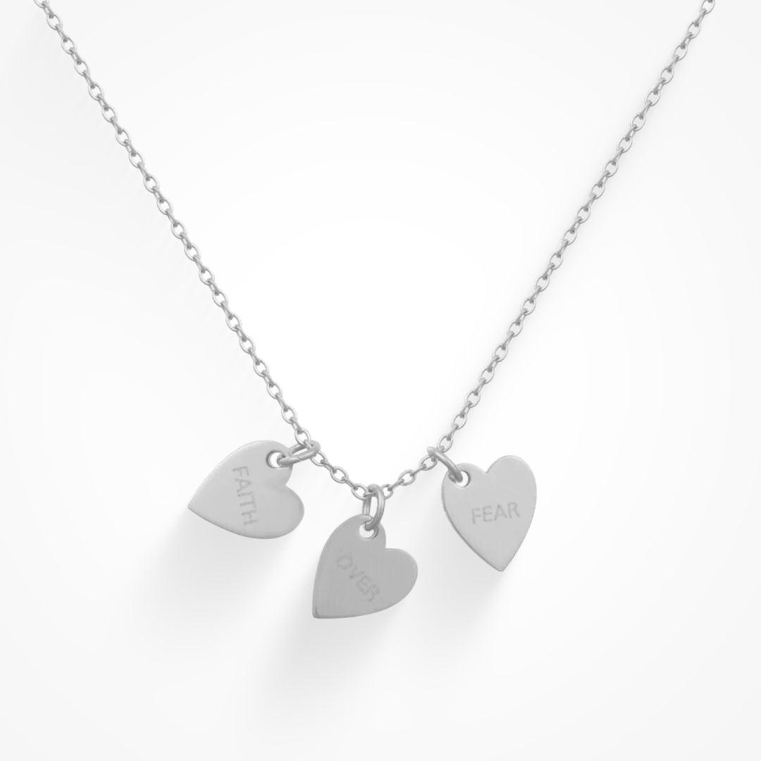 Faith Over Fear Necklace - AQeCom