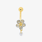 Flower Kiss Belly Ring