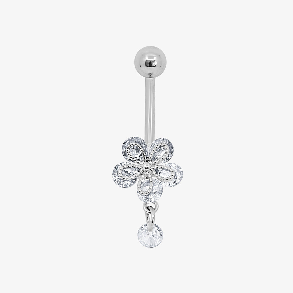Flower Kiss Belly Ring