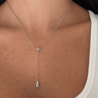 Luna Drop Lariat Necklace - EVRYJEWELS