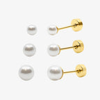 Lover Girl Flat Back Earring 3 Piece Set