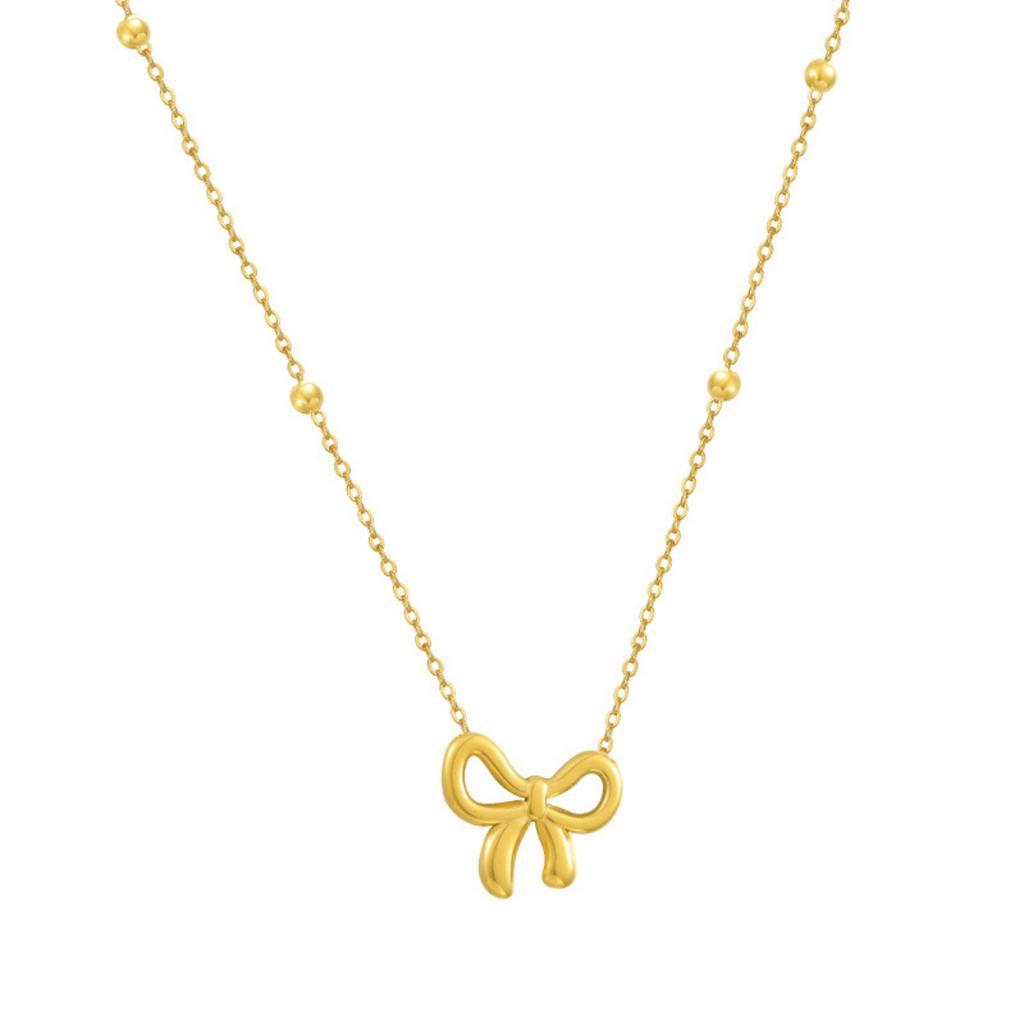 Ribbon Necklace - EVRYJEWELS