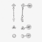 Flat Back Earrings Set Collection - EVRYJEWELS